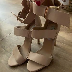 Steve Madden Nude Strappy Heel Mysterii